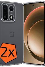 Nomfy Nomfy OnePlus 15 Hoesje Siliconen - Transparant - 2 PACK