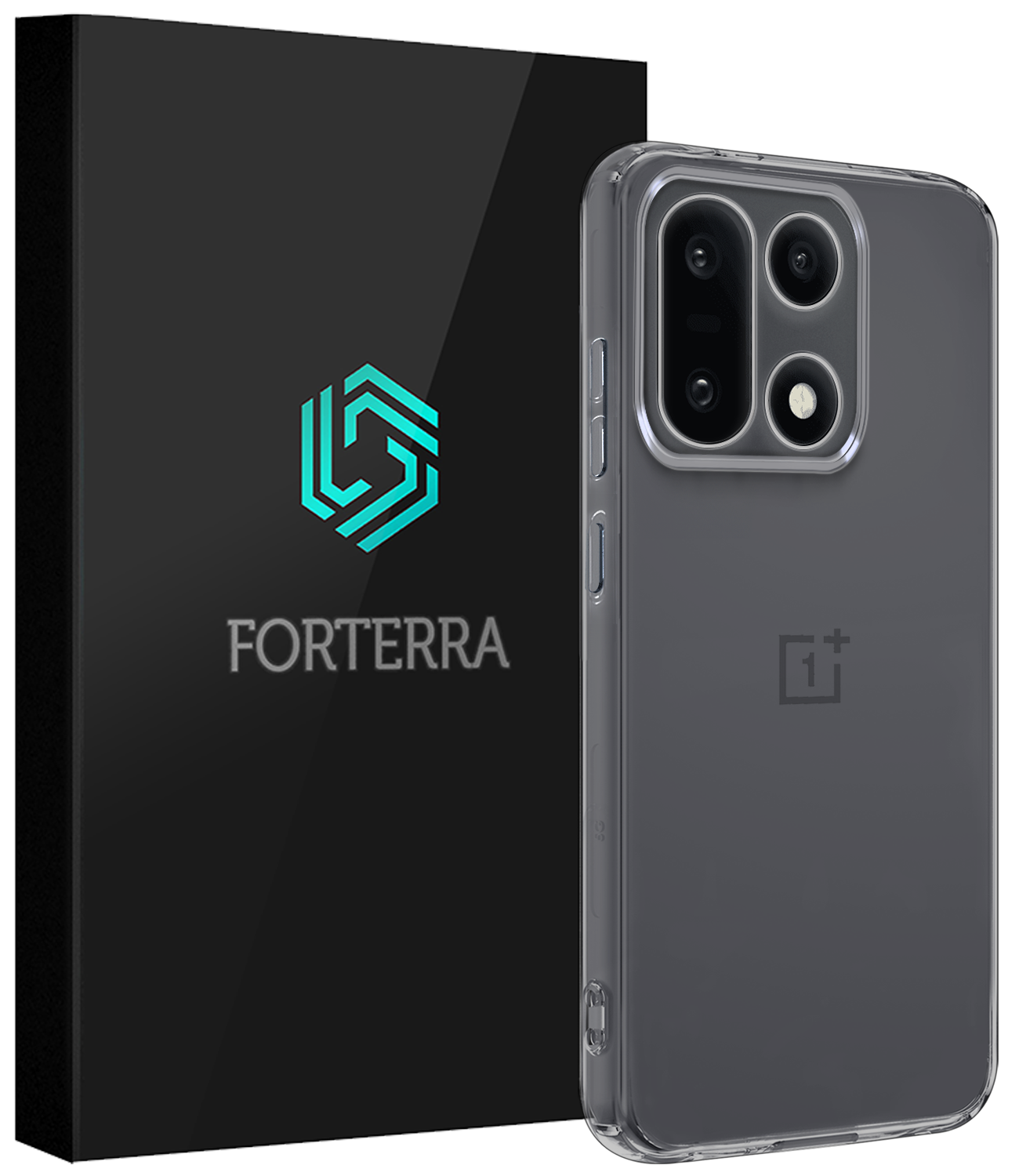Forterra Forterra OnePlus 15 Hoesje Siliconen - Transparant