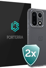 Forterra Forterra OnePlus 15 Hoesje Siliconen - Transparant - 2 PACK