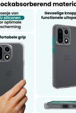 Forterra Forterra OnePlus 15 Hoesje Siliconen - Transparant - 2 PACK