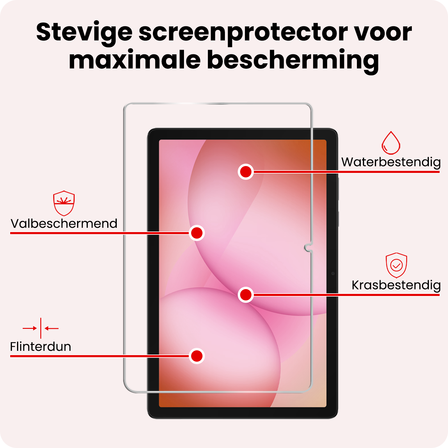 NoXx NoXx Samsung Galaxy Tab A11 Plus Screenprotector - 2 PACK