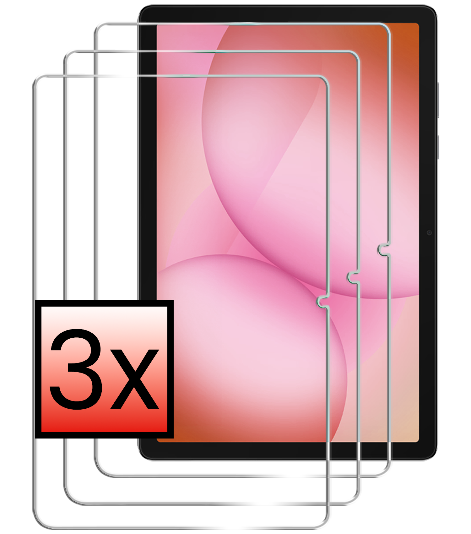 NoXx NoXx Samsung Galaxy Tab A11 Plus Screenprotector - 3 PACK
