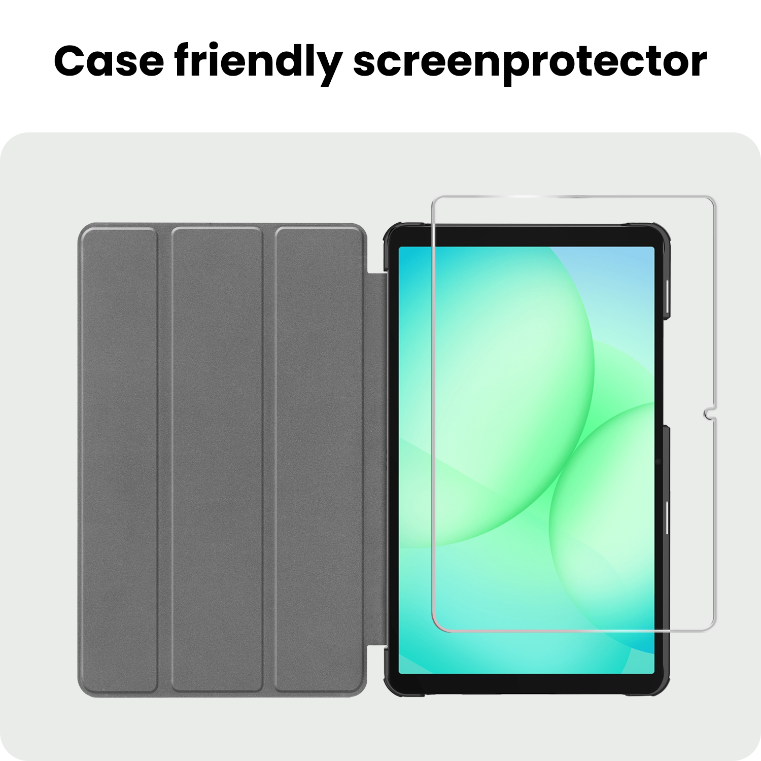 BASEY. Screenprotector Geschikt voor Samsung Galaxy Tab A9 Plus Screenprotector Tempered Glass - Screenprotector Geschikt voor Samsung Tab A9 Plus Screen Protector Beschermglas - 2 Stuks