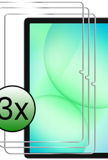 BASEY. Screenprotector Geschikt voor Samsung Galaxy Tab A9 Plus Screenprotector Tempered Glass - Screenprotector Geschikt voor Samsung Tab A9 Plus Screen Protector Beschermglas - 3 Stuks