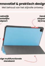 NoXx NoXx Samsung Galaxy Tab A11 Plus Hoes Met Screenprotector - Lichtblauw