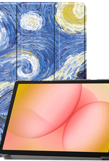 Nomfy Nomfy Samsung Galaxy Tab A11 Plus Hoes - Sterrenhemel