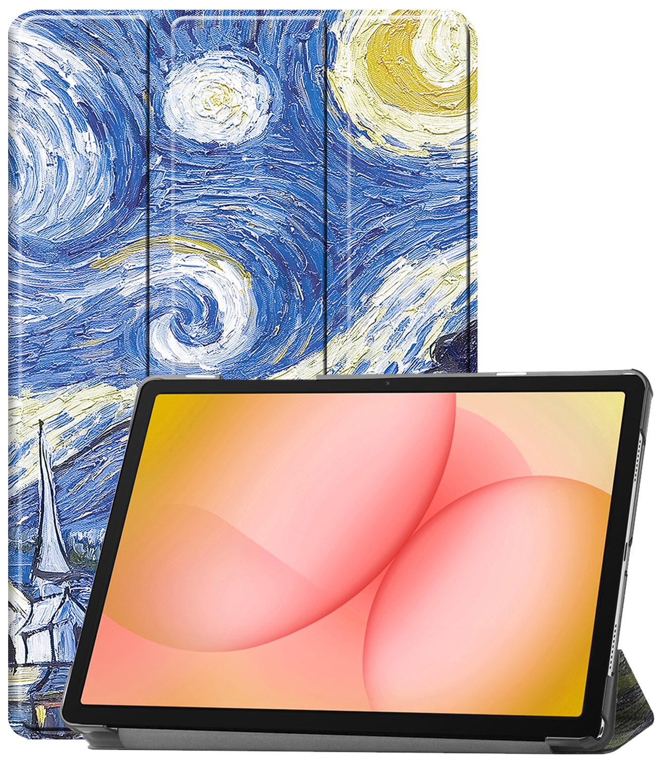 Nomfy Nomfy Samsung Galaxy Tab A11 Plus Hoes - Sterrenhemel