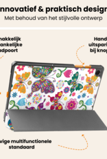 Nomfy Nomfy Samsung Galaxy Tab A11 Plus Hoes - Vlinders