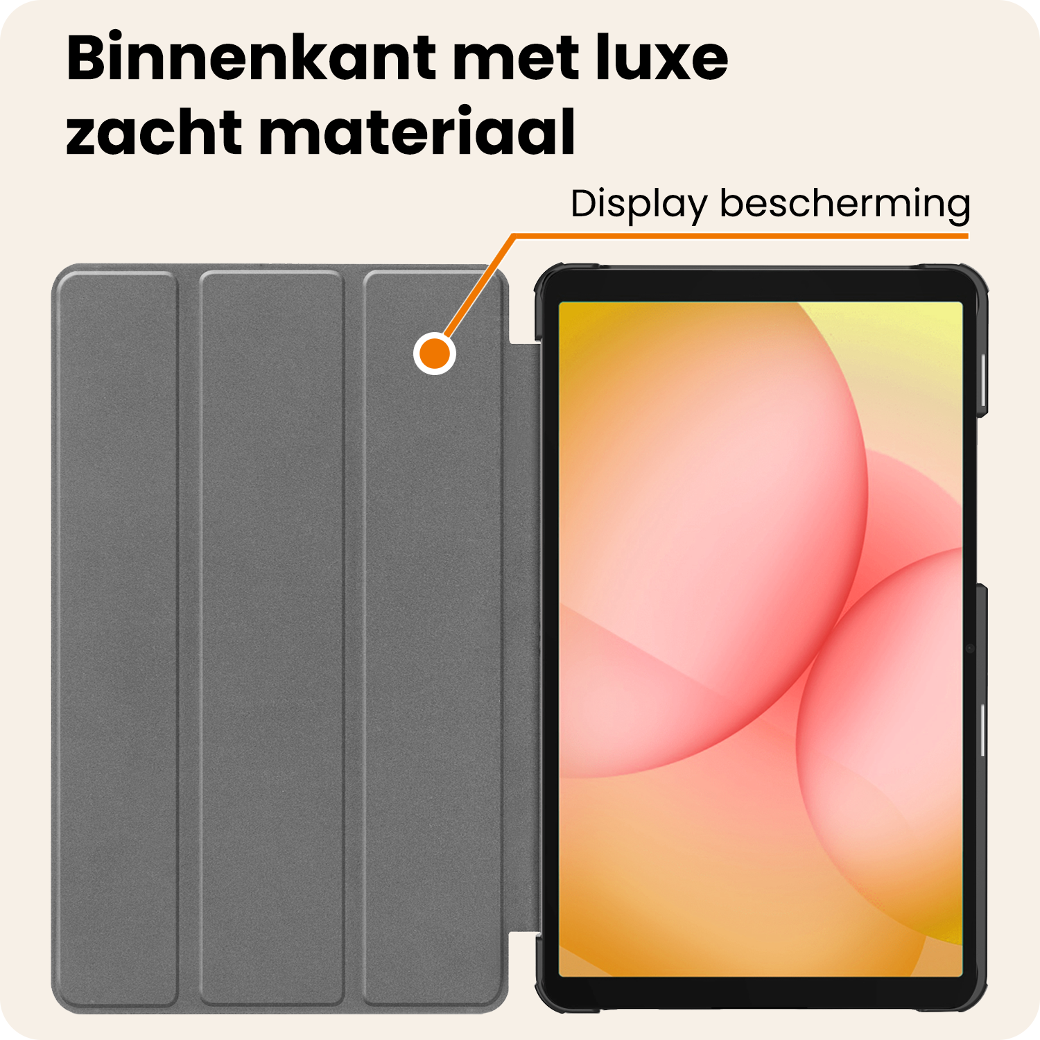 Nomfy Nomfy Samsung Galaxy Tab A11 Plus Hoes - Vlinders