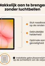 Nomfy Nomfy Samsung Galaxy Tab A11 Plus Hoes Met Screenprotector - Donkerrood