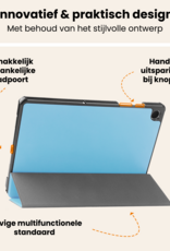 Nomfy Nomfy Samsung Galaxy Tab A11 Plus Hoes Met Screenprotector - Lichtblauw