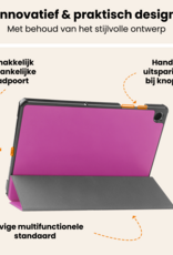 Nomfy Nomfy Samsung Galaxy Tab A11 Plus Hoes Met Screenprotector - Paars