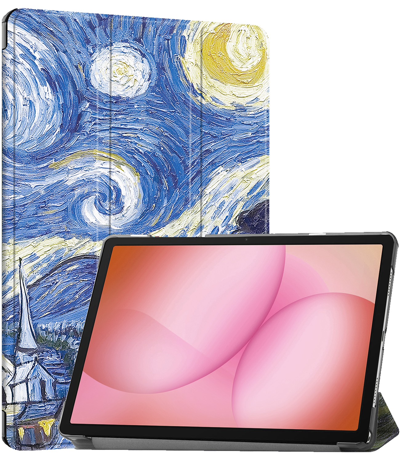 NoXx NoXx Samsung Galaxy Tab A11 Plus Hoes - Sterrenhemel