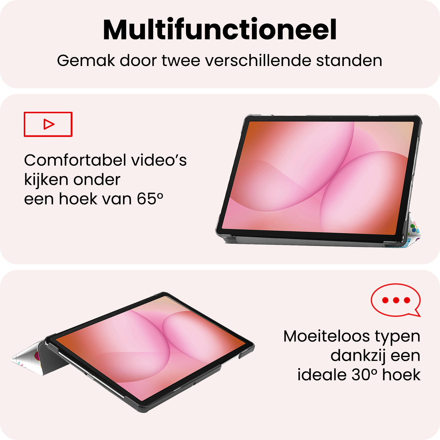 NoXx NoXx Samsung Galaxy Tab A11 Plus Hoes - Vlinders