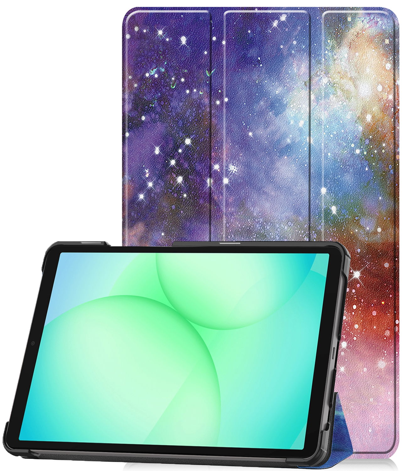 BASEY. Hoesje Geschikt voor Samsung Galaxy Tab A9 Plus Hoes Case Tablet Hoesje Tri-fold - Hoes Geschikt voor Samsung Tab A9 Plus Hoesje Hard Cover Bookcase Hoes - Galaxy