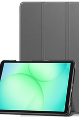 BASEY. Hoesje Geschikt voor Samsung Galaxy Tab A9 Plus Hoes Case Tablet Hoesje Tri-fold - Hoes Geschikt voor Samsung Tab A9 Plus Hoesje Hard Cover Bookcase Hoes - Grijs