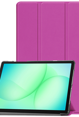 BASEY. Hoesje Geschikt voor Samsung Galaxy Tab A9 Plus Hoes Case Tablet Hoesje Tri-fold - Hoes Geschikt voor Samsung Tab A9 Plus Hoesje Hard Cover Bookcase Hoes - Paars