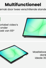 BASEY. Hoesje Geschikt voor Samsung Galaxy Tab A9 Plus Hoes Case Tablet Hoesje Tri-fold Met Screenprotector - Hoes Geschikt voor Samsung Tab A9 Plus Hoesje Hard Cover Bookcase Hoes - Vlinders