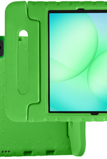 BASEY. Hoesje Geschikt voor Samsung Galaxy Tab A9 Plus Hoesje Kinder Hoes Shockproof Kinderhoes - Kindvriendelijk Hoesje Geschikt voor Samsung Tab A9 Plus Hoes Kids Case - Groen