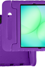 BASEY. Hoesje Geschikt voor Samsung Galaxy Tab A9 Plus Hoesje Kinder Hoes Shockproof Kinderhoes - Kindvriendelijk Hoesje Geschikt voor Samsung Tab A9 Plus Hoes Kids Case - Paars