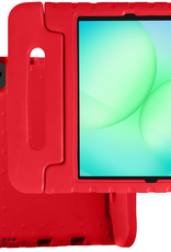 BASEY. Hoesje Geschikt voor Samsung Galaxy Tab A9 Plus Hoesje Kinder Hoes Shockproof Kinderhoes - Kindvriendelijk Hoesje Geschikt voor Samsung Tab A9 Plus Hoes Kids Case - Rood