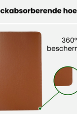 BASEY. BASEY. Samsung Galaxy Tab A9 Plus 2023 Hoes Draaibaar - Bruin