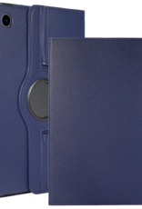 BASEY. BASEY. Samsung Galaxy Tab A9 Plus 2023 Hoes Draaibaar - Donkerblauw