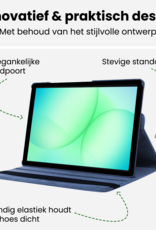 BASEY. BASEY. Samsung Galaxy Tab A9 Plus 2023 Hoes Draaibaar - Donkerblauw