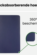 BASEY. BASEY. Samsung Galaxy Tab A9 Plus 2023 Hoes Draaibaar - Donkerblauw