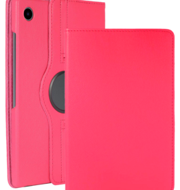 BASEY. BASEY. Samsung Galaxy Tab A9 Plus / A11 Plus Hoes Draaibaar - Donkerroze
