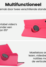 BASEY. BASEY. Samsung Galaxy Tab A9 Plus 2023 Hoes Draaibaar - Donkerroze