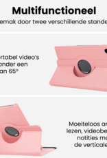 BASEY. BASEY. Samsung Galaxy Tab A9 Plus 2023 Hoes Draaibaar - Lichtroze