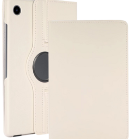 BASEY. BASEY. Samsung Galaxy Tab A9 Plus / A11 Plus Hoes Draaibaar - Wit