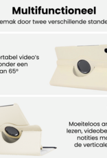 BASEY. BASEY. Samsung Galaxy Tab A9 Plus 2023 Hoes Draaibaar - Wit