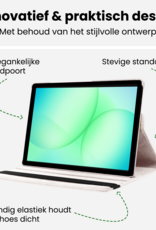 BASEY. BASEY. Samsung Galaxy Tab A9 Plus 2023 Hoes Draaibaar - Wit