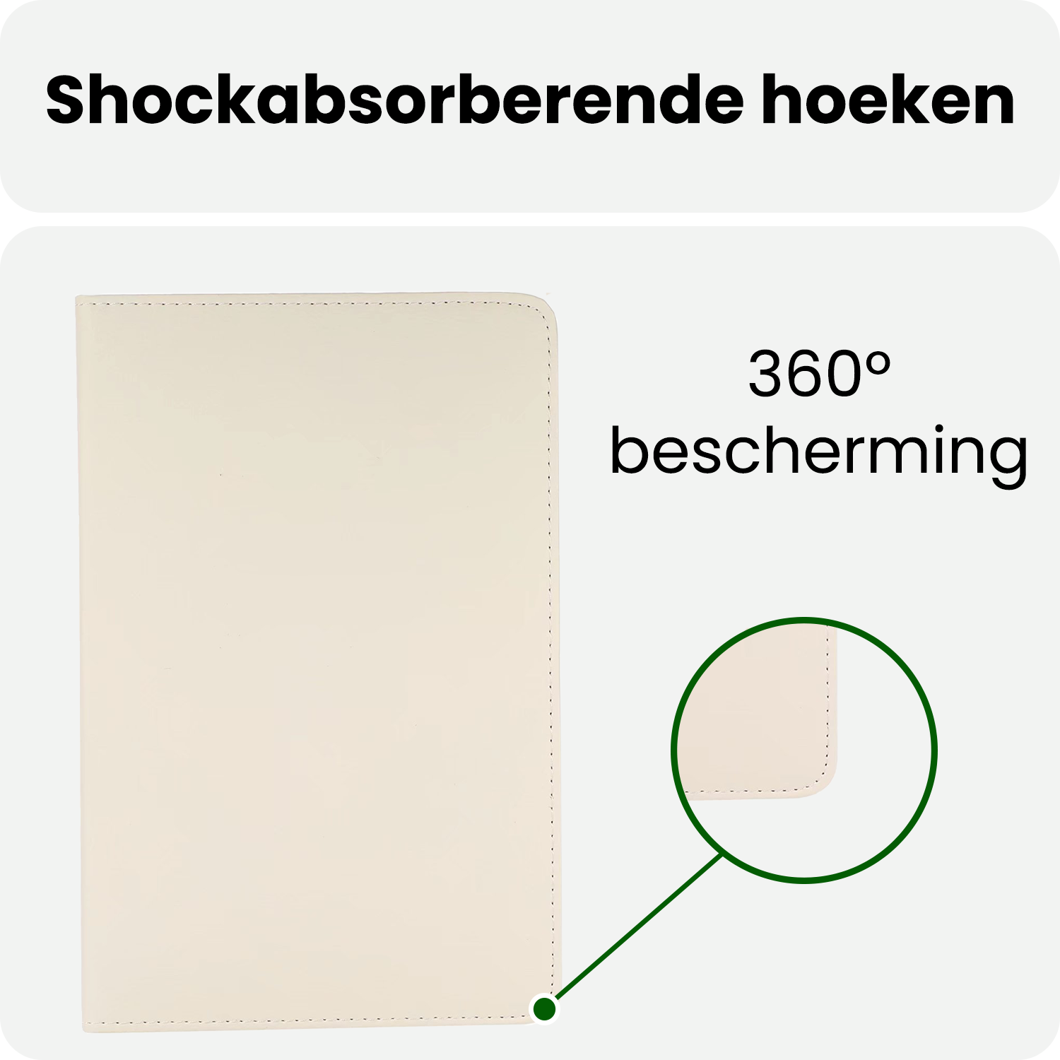 BASEY. BASEY. Samsung Galaxy Tab A9 Plus 2023 Hoes Draaibaar - Wit