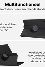 BASEY. BASEY. Samsung Galaxy Tab A9 Plus 2023 Hoes Draaibaar - Zwart