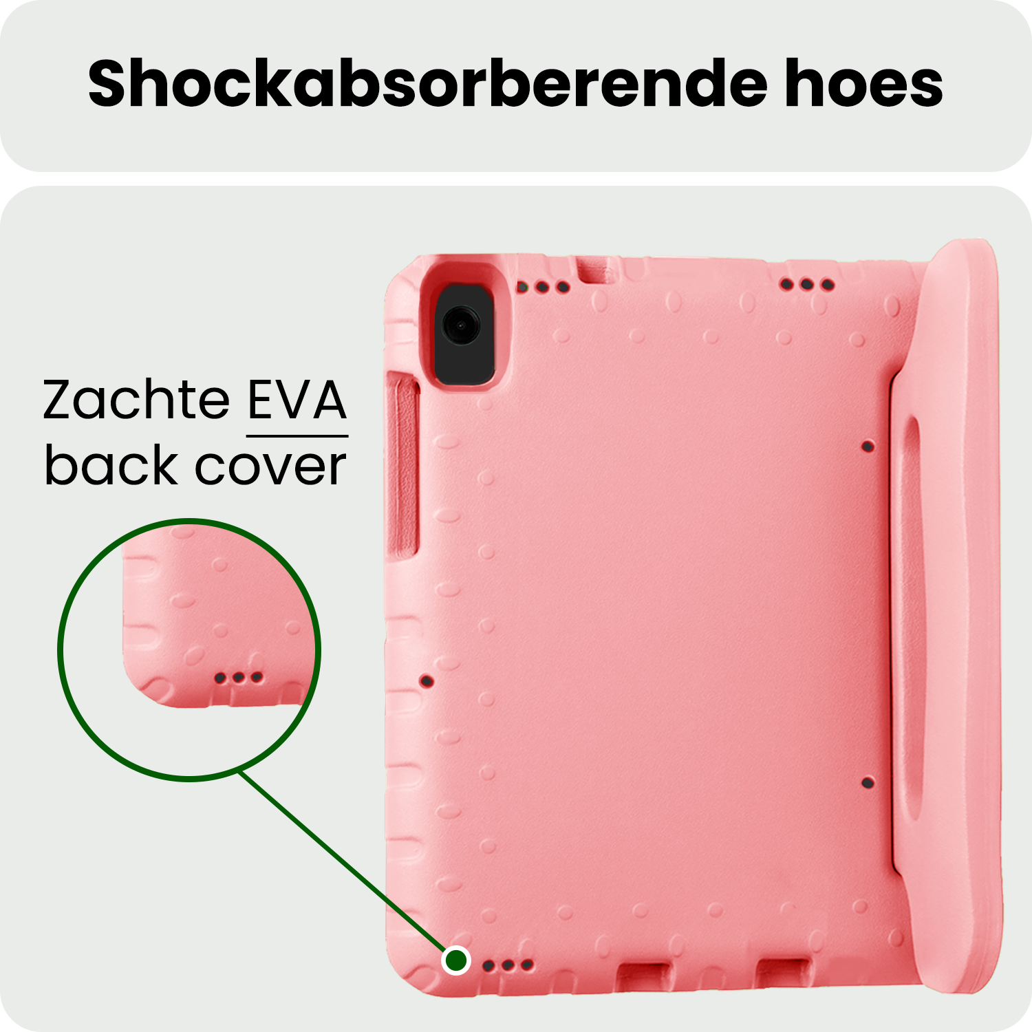 BASEY. BASEY. Samsung Galaxy Tab A9 Plus Kinderhoes - Zalm