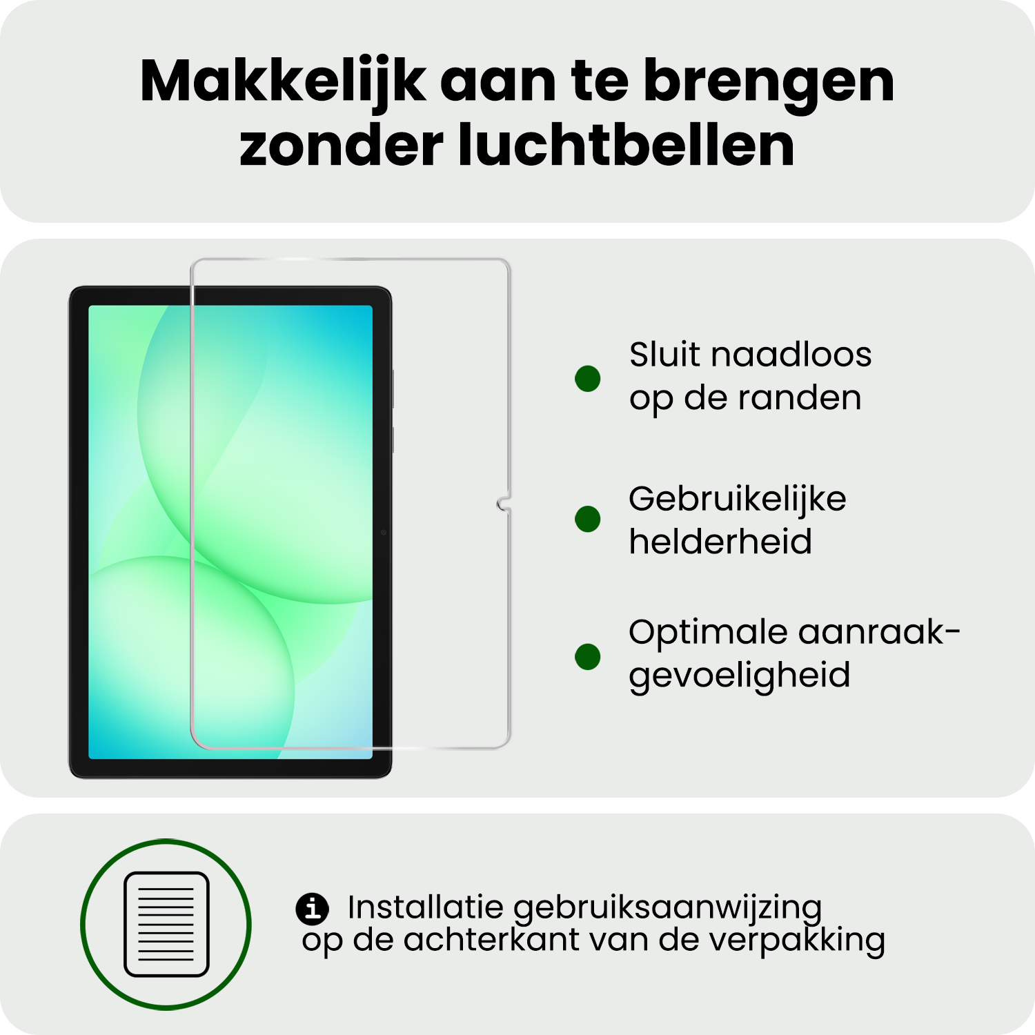 BASEY. BASEY. Samsung Galaxy Tab A9 Plus 2023 Hoes Draaibaar Met Screenprotector - Donkerblauw