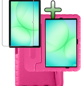 BASEY. BASEY. Samsung Galaxy Tab A9 Plus / A11 Plus Kinderhoes Met Screenprotector - Roze