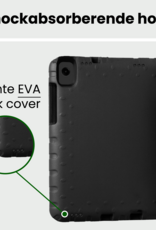 BASEY. Hoesje Geschikt voor Samsung Galaxy Tab A9 Plus Hoesje Kinder Hoes Shockproof Kinderhoes Met Screenprotector - Kindvriendelijk Hoesje Geschikt voor Samsung Tab A9 Plus Hoes Kids Case - Zwart