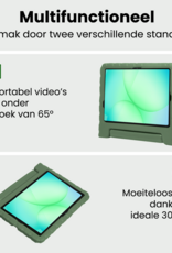 BASEY. BASEY. Samsung Galaxy Tab A9 Plus Kinderhoes Met Screenprotector - Donkergroen