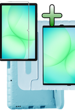 BASEY. BASEY. Samsung Galaxy Tab A9 Plus Kinderhoes Met Screenprotector - Sky
