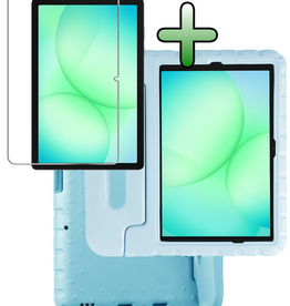 BASEY. BASEY. Samsung Galaxy Tab A9 Plus / A11 Plus Kinderhoes Met Screenprotector - Sky