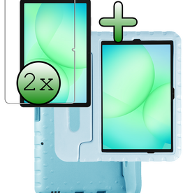 BASEY. BASEY. Samsung Galaxy Tab A9 Plus / A11 Plus Kinderhoes Met 2x Screenprotector - Sky