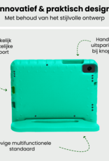 BASEY. BASEY. Samsung Galaxy Tab A9 Plus Kinderhoes Met 2x Screenprotector - Turquoise