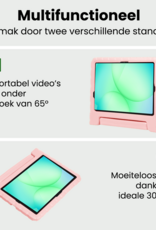 BASEY. BASEY. Samsung Galaxy Tab A9 Plus Kinderhoes Met 2x Screenprotector - Zalm