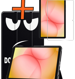 Nomfy Nomfy Samsung Galaxy Tab A11 Plus Hoes Met Screenprotector - Don't touch me