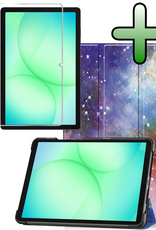 BASEY. Hoesje Geschikt voor Samsung Galaxy Tab A9 Plus Hoes Case Tablet Hoesje Tri-fold Met Screenprotector - Hoes Geschikt voor Samsung Tab A9 Plus Hoesje Hard Cover Bookcase Hoes - Galaxy