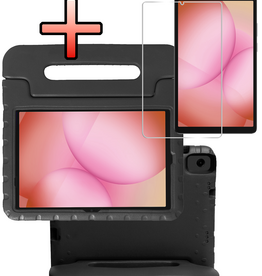 NoXx NoXx Samsung Galaxy Tab A11 Plus Kinderhoes Met Screenprotector - Zwart